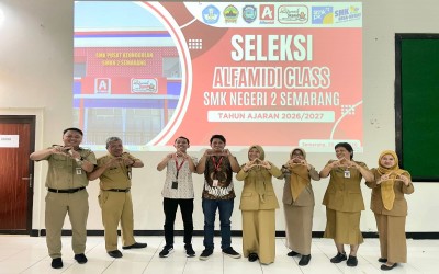 Siapkan Generasi Emas Ritel Modern Ketika SMK Negeri 2 Semarang dan PT Midi Utama Indonesia Tbk Sukses Gelar Seleksi Kelas Industri Alfamidi